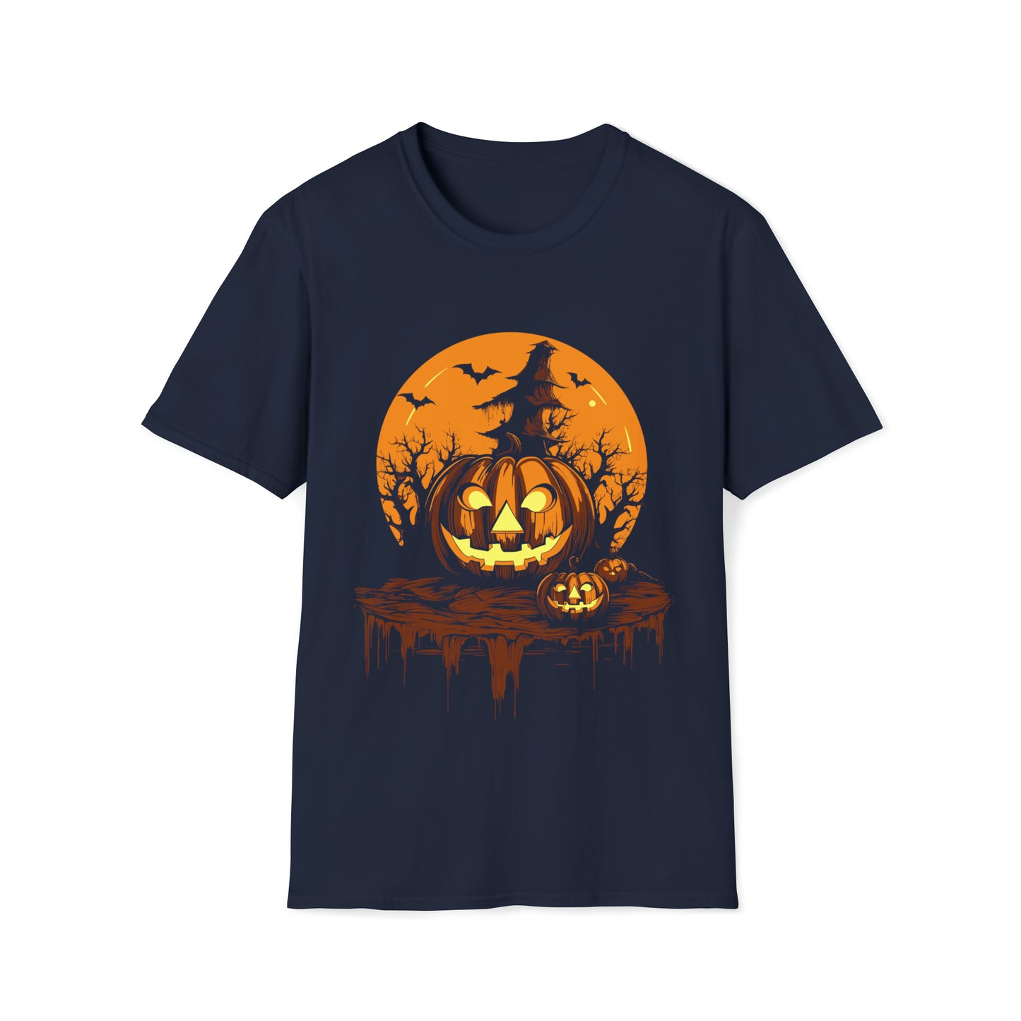 Jack-o'-lantern Halloween T-Shirt - Spooky Season Apparel, Nightmare Halloween Shirt, Funny Halloween Shirt, Halloween Party