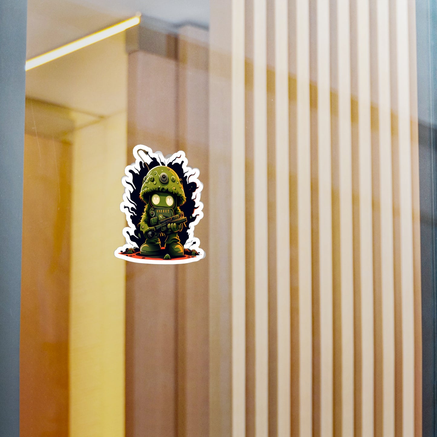 Monster Solider Vinyl Sticker