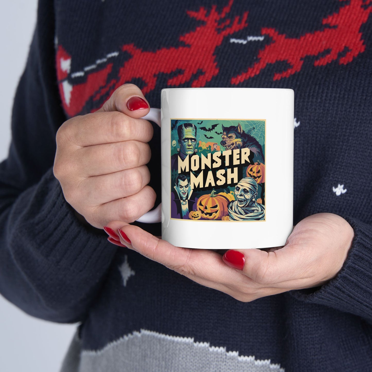 MONSTER MASH White Mug