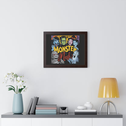 Monster Mash Framed Poster