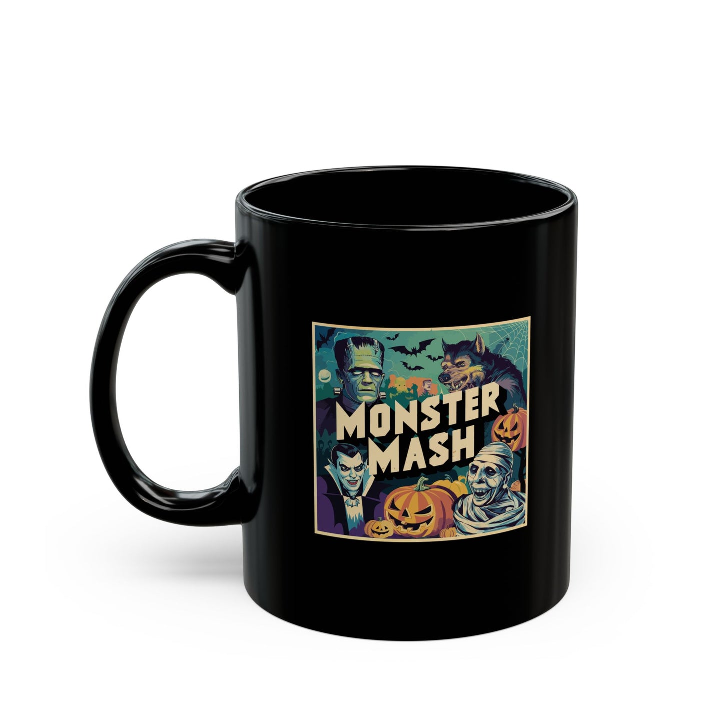 MONSTER MASH Black Mug