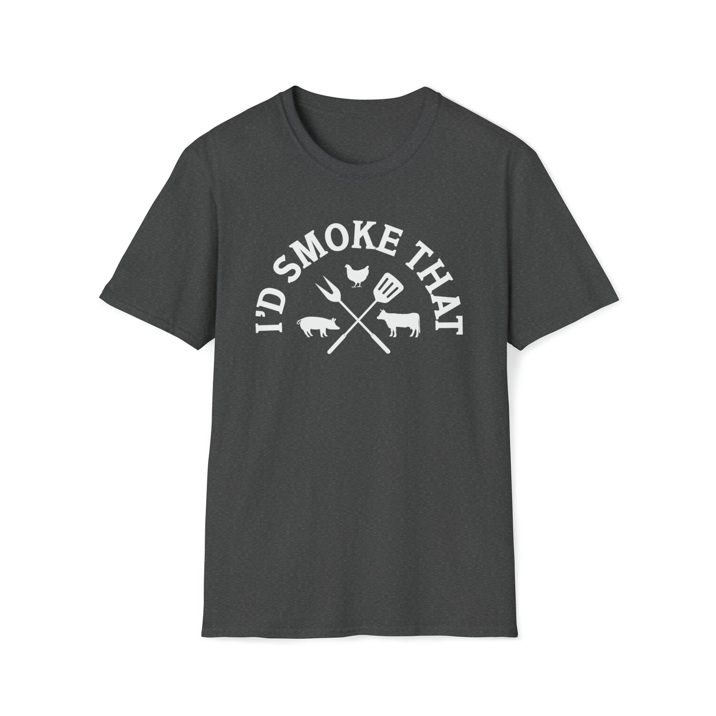 I'd Smoke That BBQ Shirt Unisex Softstyle T-Shirt