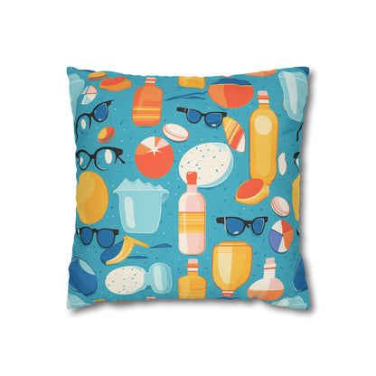 Blue Beach Summer Vibes Indoor Pillow Case