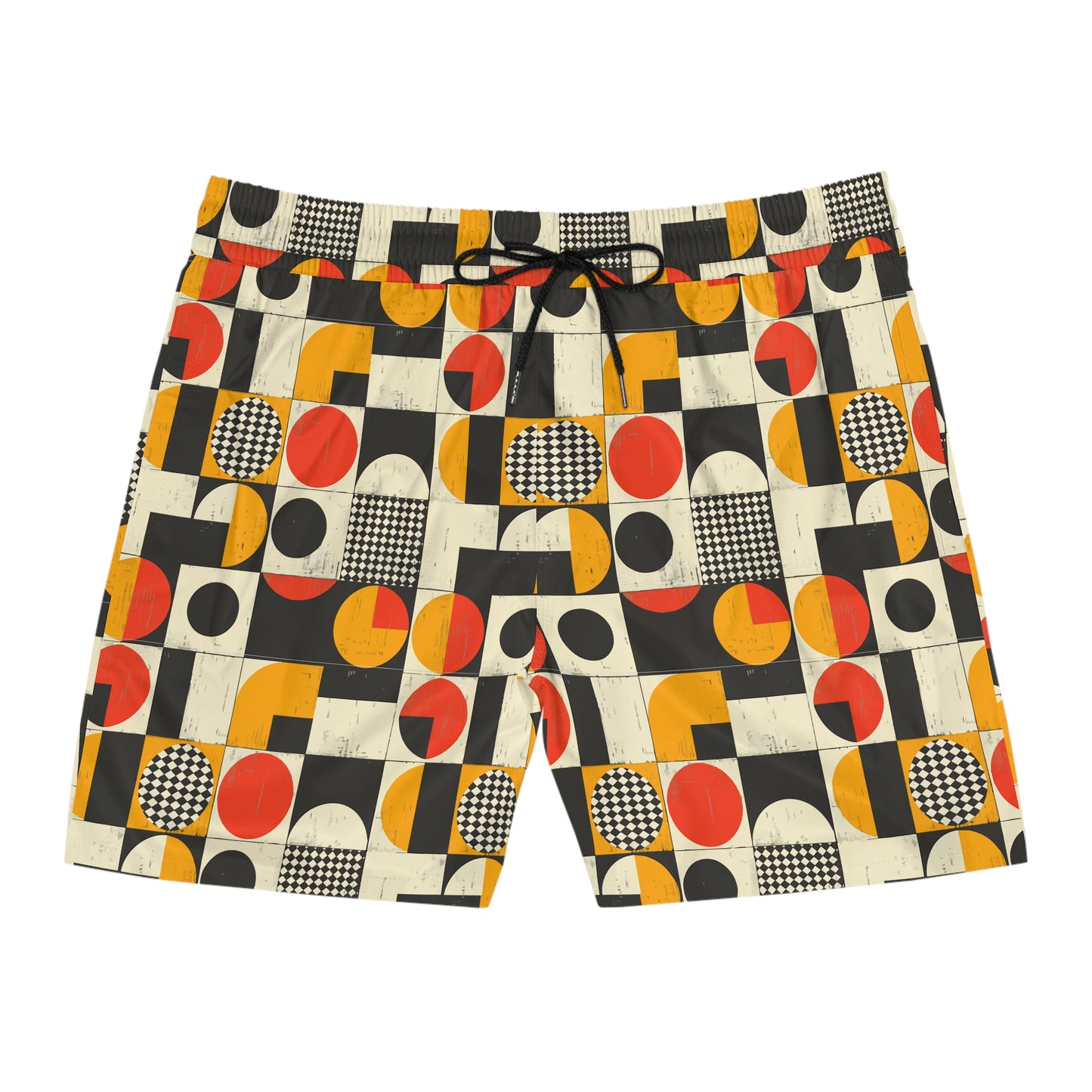 Geometric Design Swim Shorts