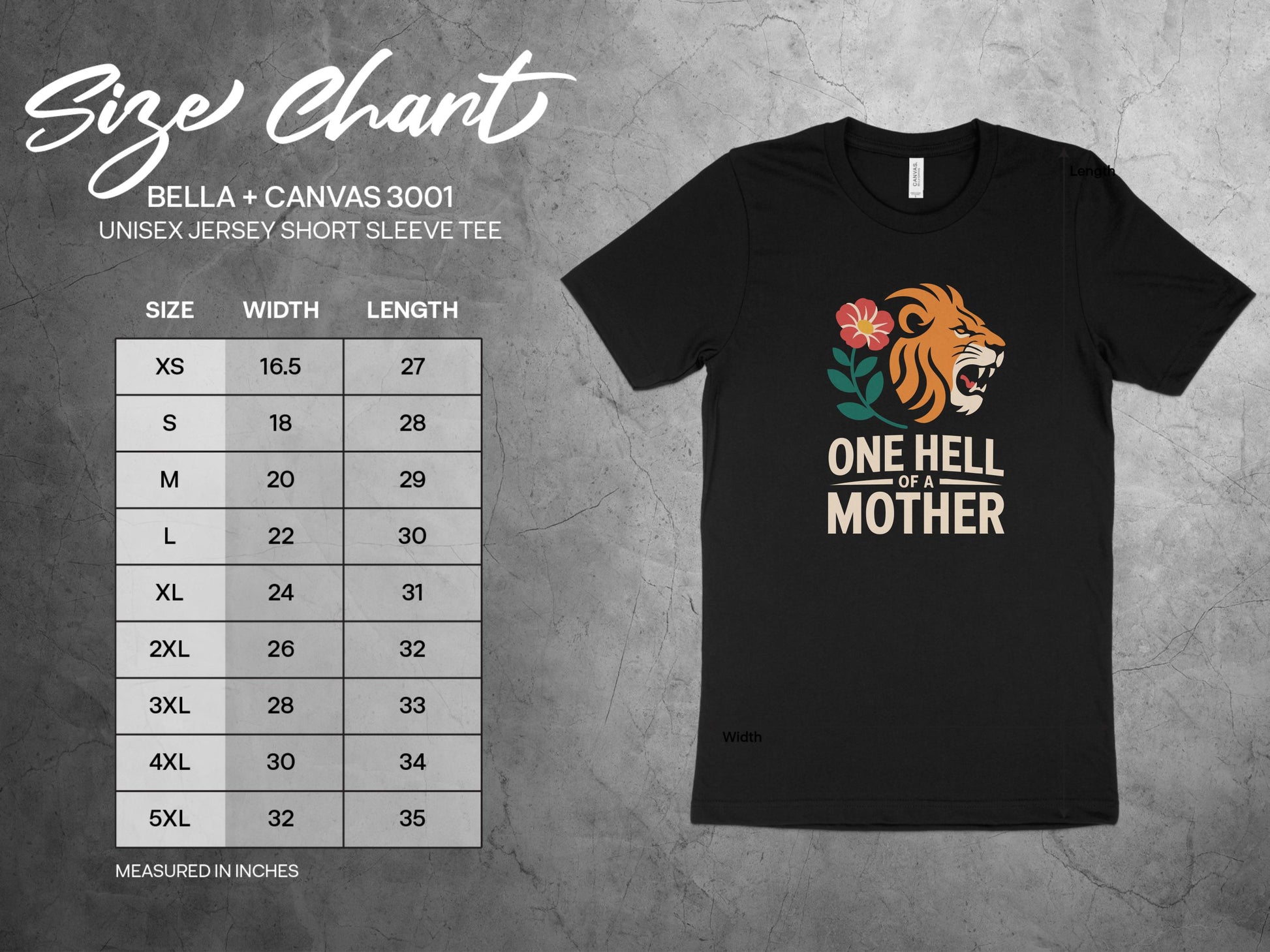 Fierce Lion Flower Graphic Short Sleeve Tee product