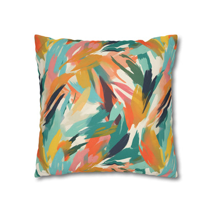 Abstract Beachy Pattern Throw Pillow Case