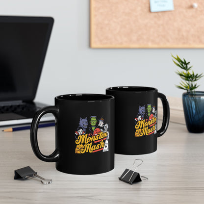 MONSTER Mash Black Mug