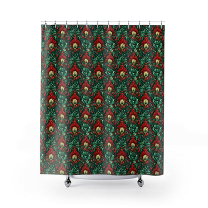 Boteros Flowers Shower Curtain