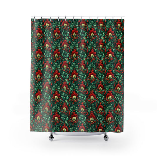 Boteros Flowers Shower Curtain