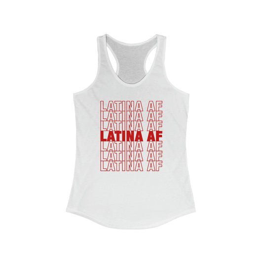 Latina AF Tank Top - Proud and Empowering Latina Women Sleeveless Shirt For Hispanic Heritage Month