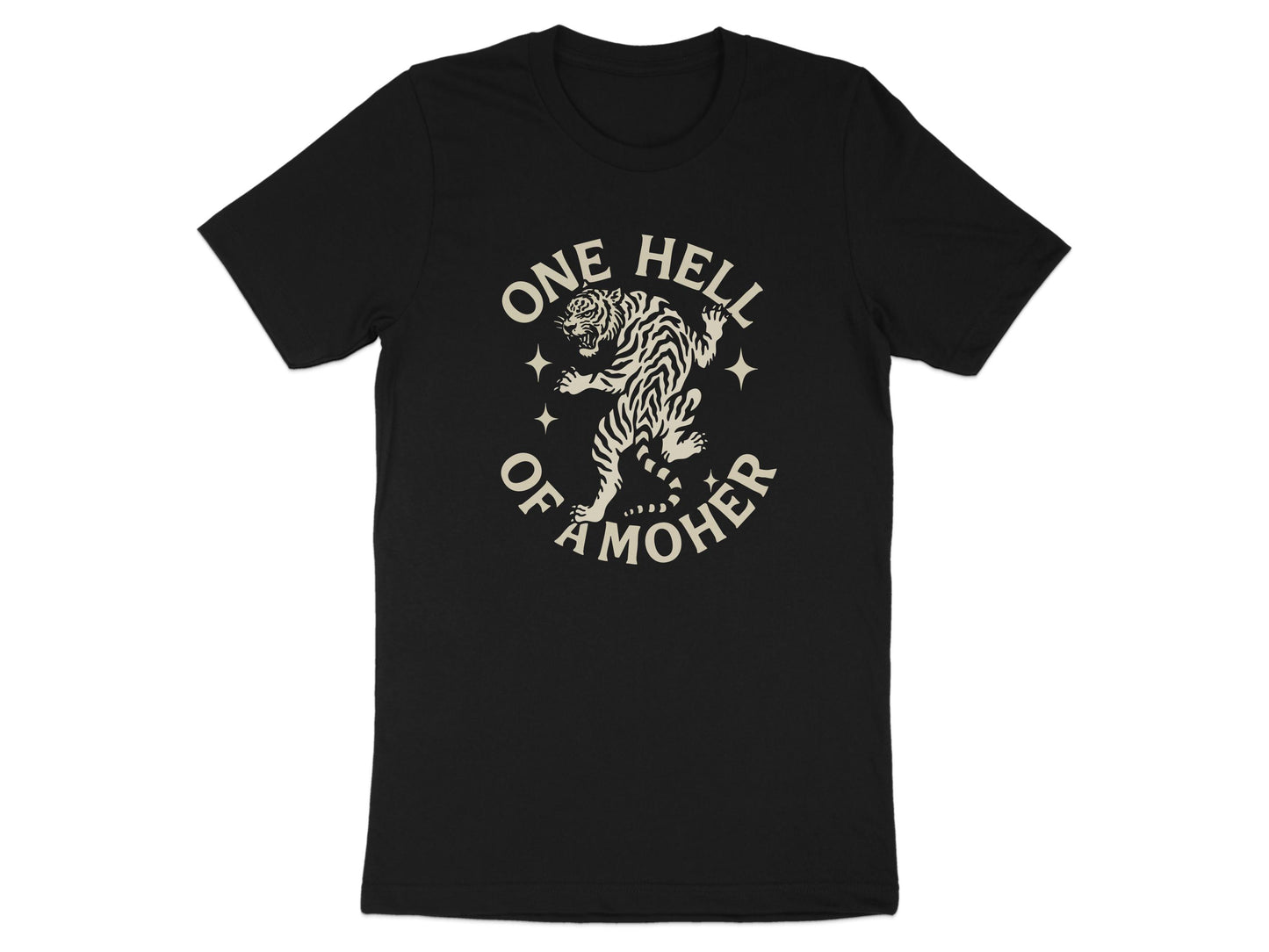 One Hell of a Mother Tiger Graphic Printed Tshirt product type