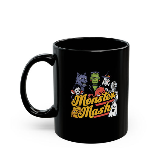 MONSTER Mash Black Mug