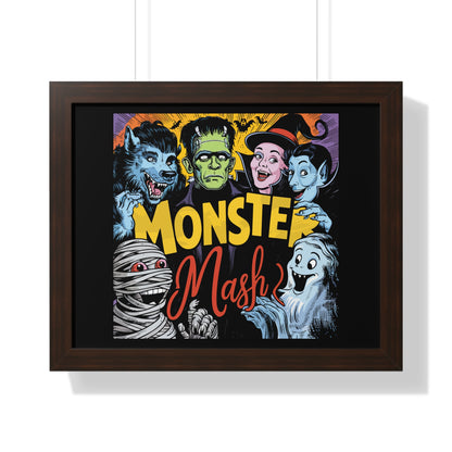 Monster Mash Framed Poster