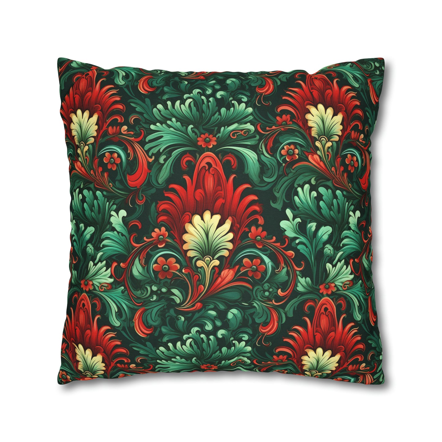 Baroque Madness Floral Pillow Case