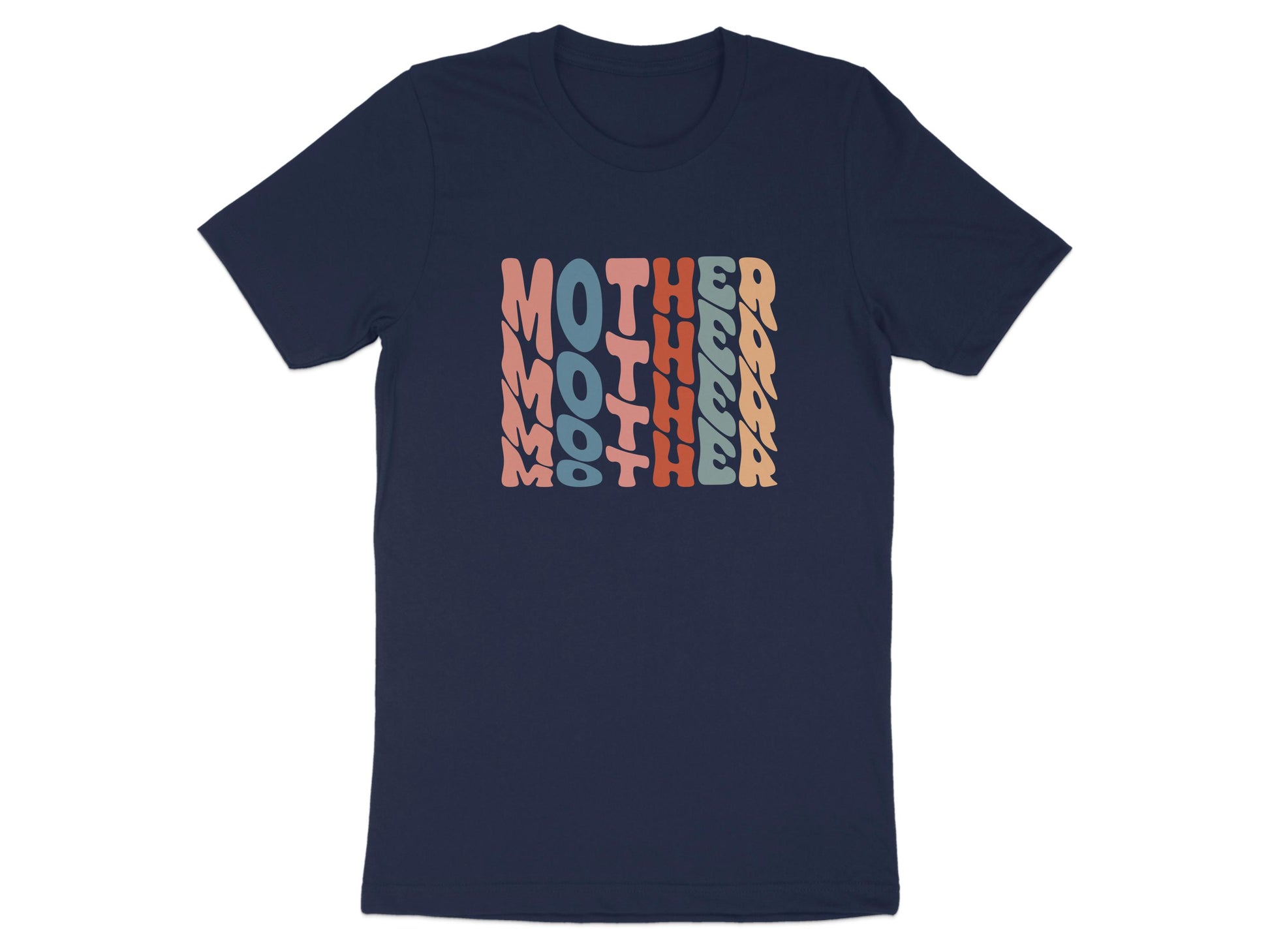 MOTHER THE MOTHER Retro Text Design T-Shirt product type