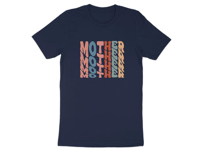 MOTHER THE MOTHER Retro Text Design T-Shirt product type