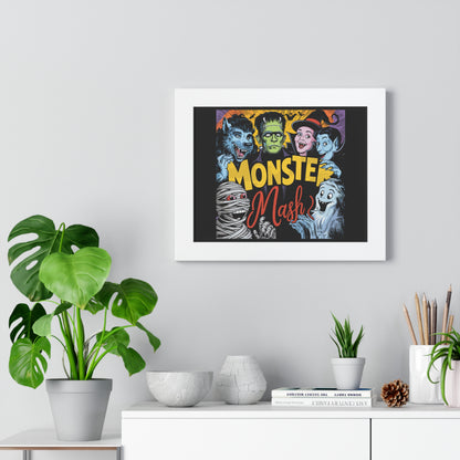 Monster Mash Framed Poster