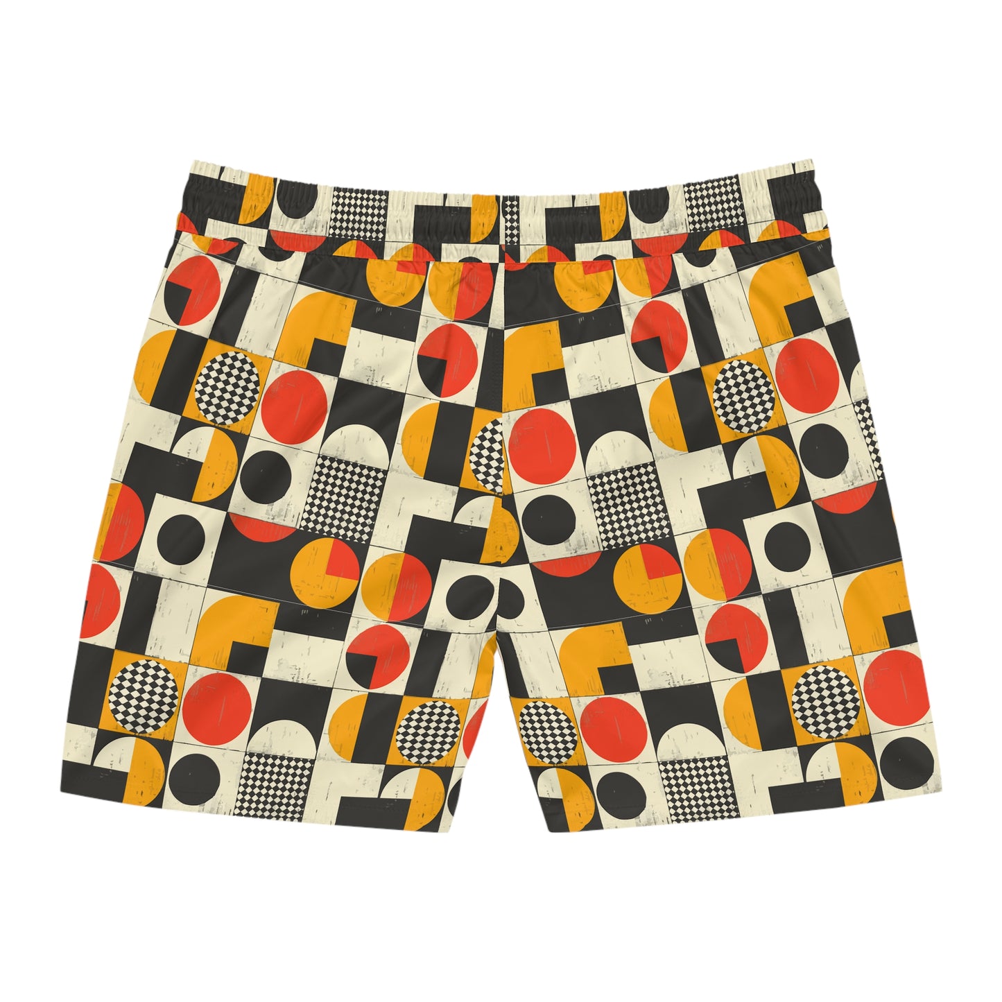 Geometric Design Swim Shorts