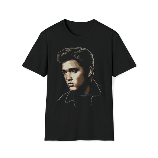 Elvis The King Profile Design Unisex T-Shirt