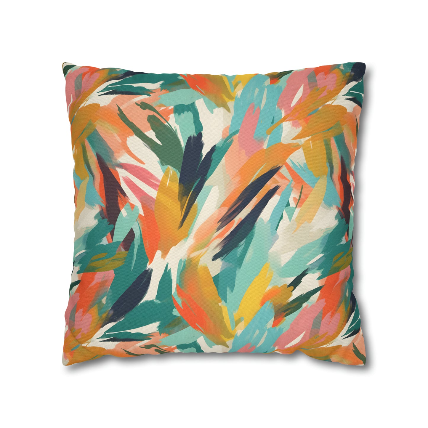 Abstract Beachy Pattern Throw Pillow Case