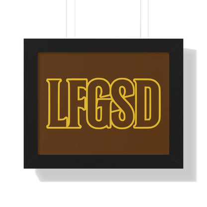 LFGSD Framed Poster