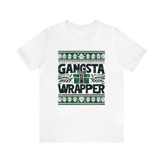 Vintage Gangsta Wrapper Christmas T-Shirt