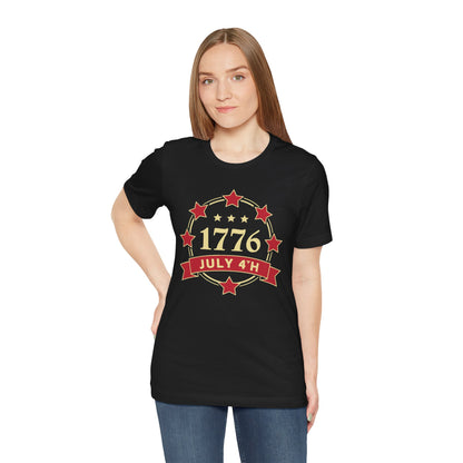 1776 July 4th T-Shirt - Patriotic Independence Day Tee, American Revolution Shirt