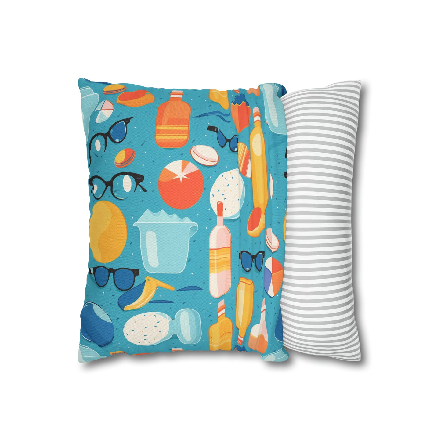 Blue Beach Summer Vibes Indoor Pillow Case