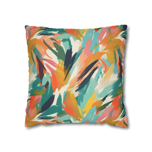 Abstract Beachy Pattern Throw Pillow Case