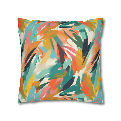 Abstract Beachy Pattern Throw Pillow Case