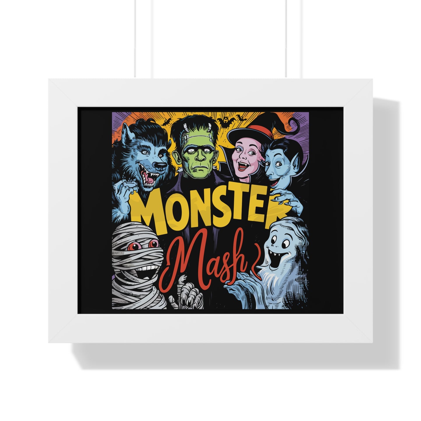 Monster Mash Framed Poster