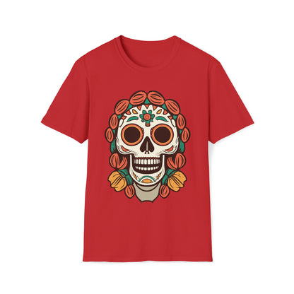 Day of the Dead Skull T-Shirt - Celebrate Life with Style