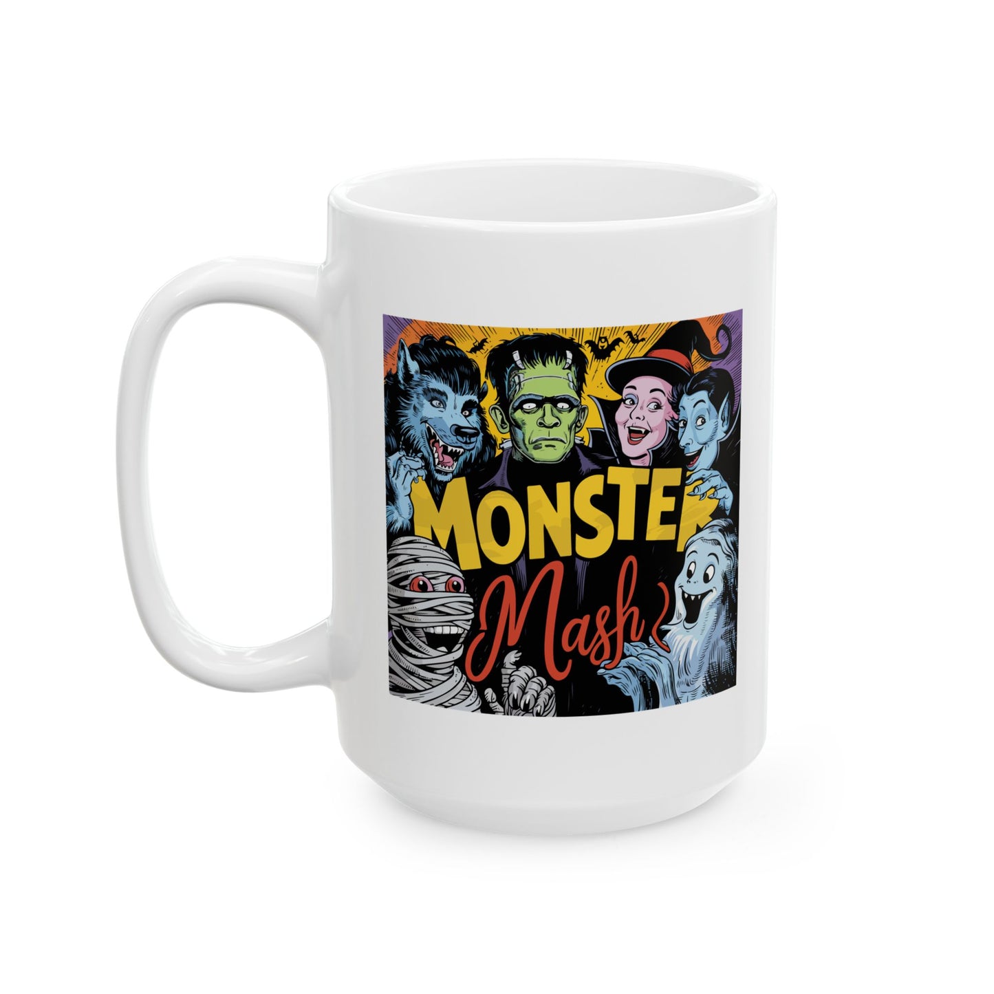 Monster Mash White Mug