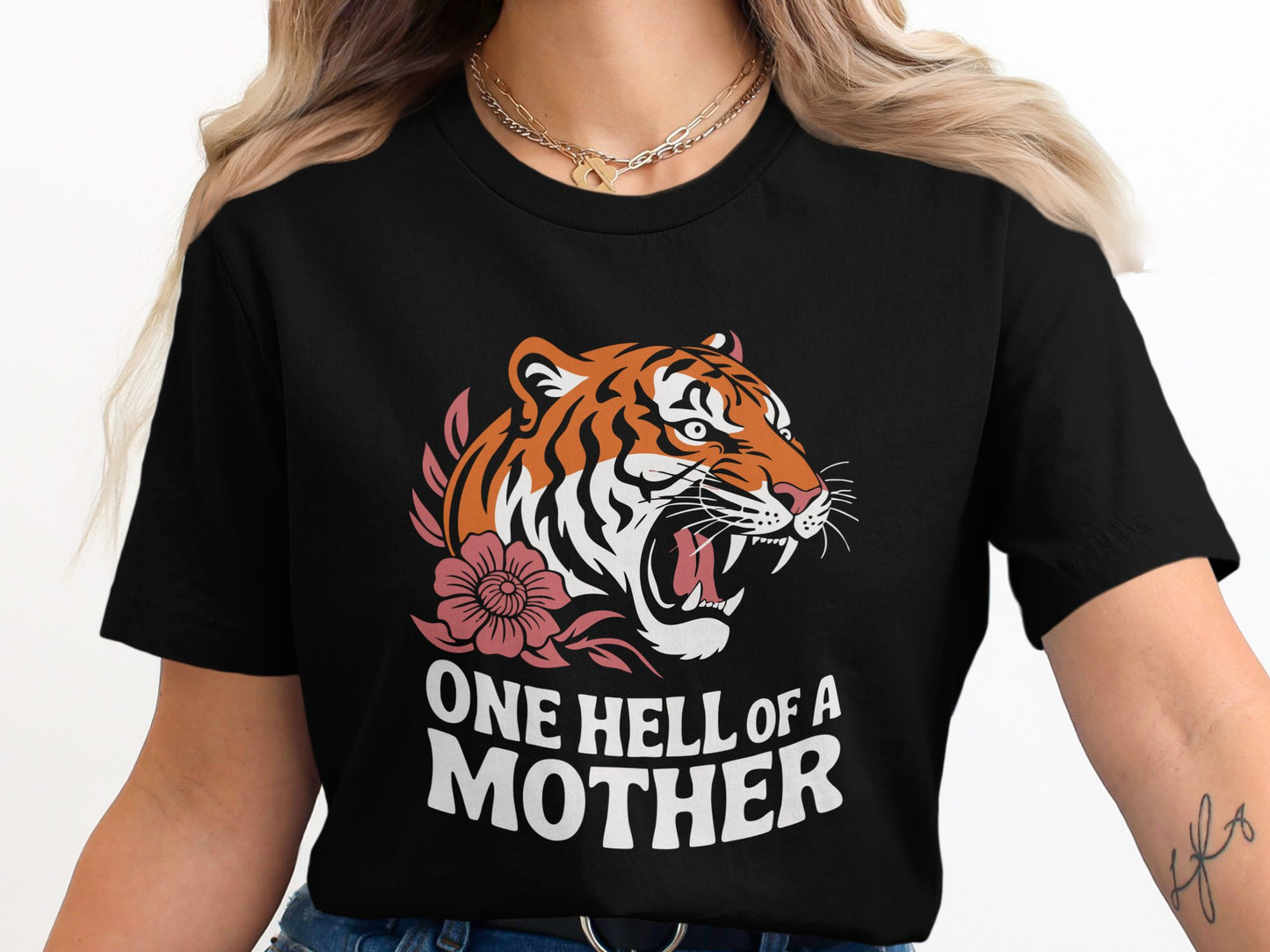 Fierce Tiger One Hell of a Mother Graphic T-Shirt product