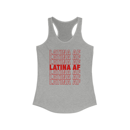 Latina AF Tank Top - Proud and Empowering Latina Women Sleeveless Shirt For Hispanic Heritage Month