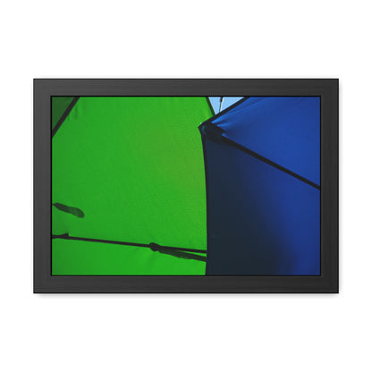 Green and Blue Abstract Wall Art