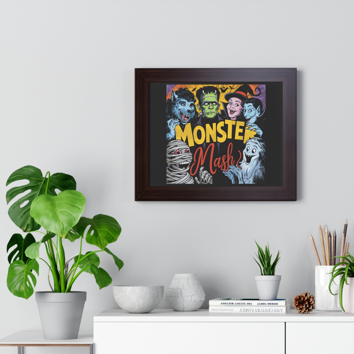 Monster Mash Framed Poster