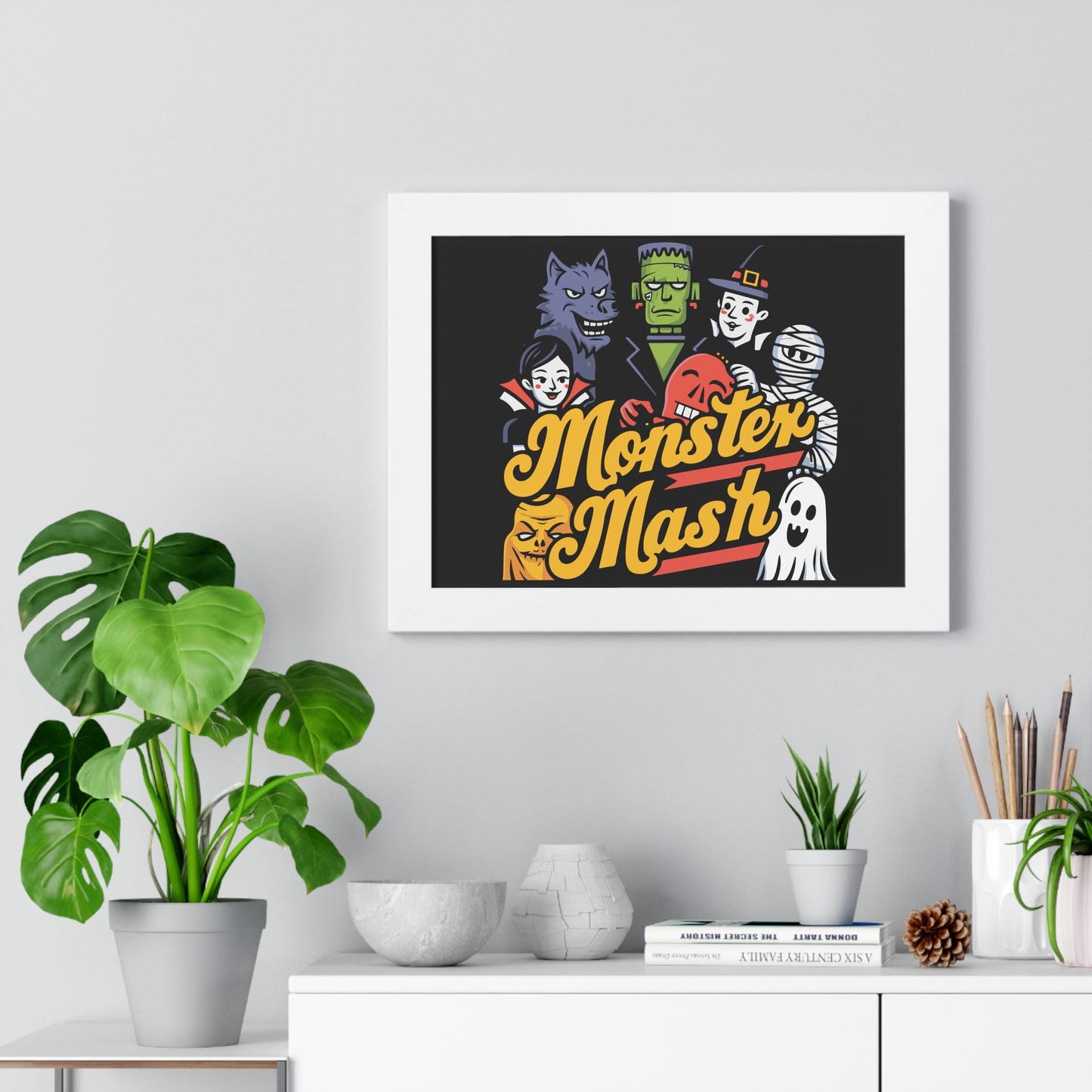 MONSTER Mash Framed Poster