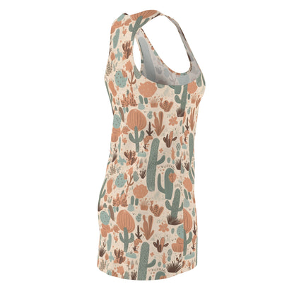 Desert Pattern Cut & Sew Racerback Dress