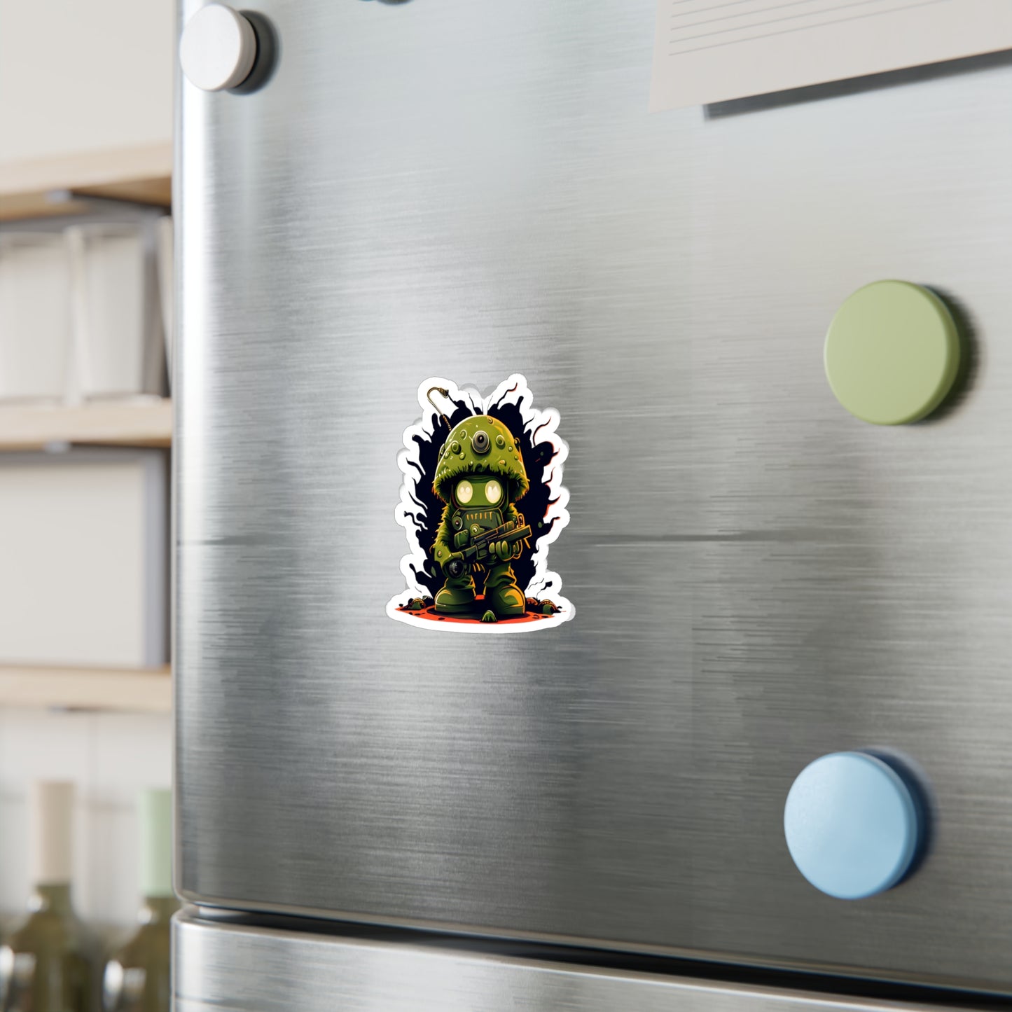 Monster Solider Vinyl Sticker