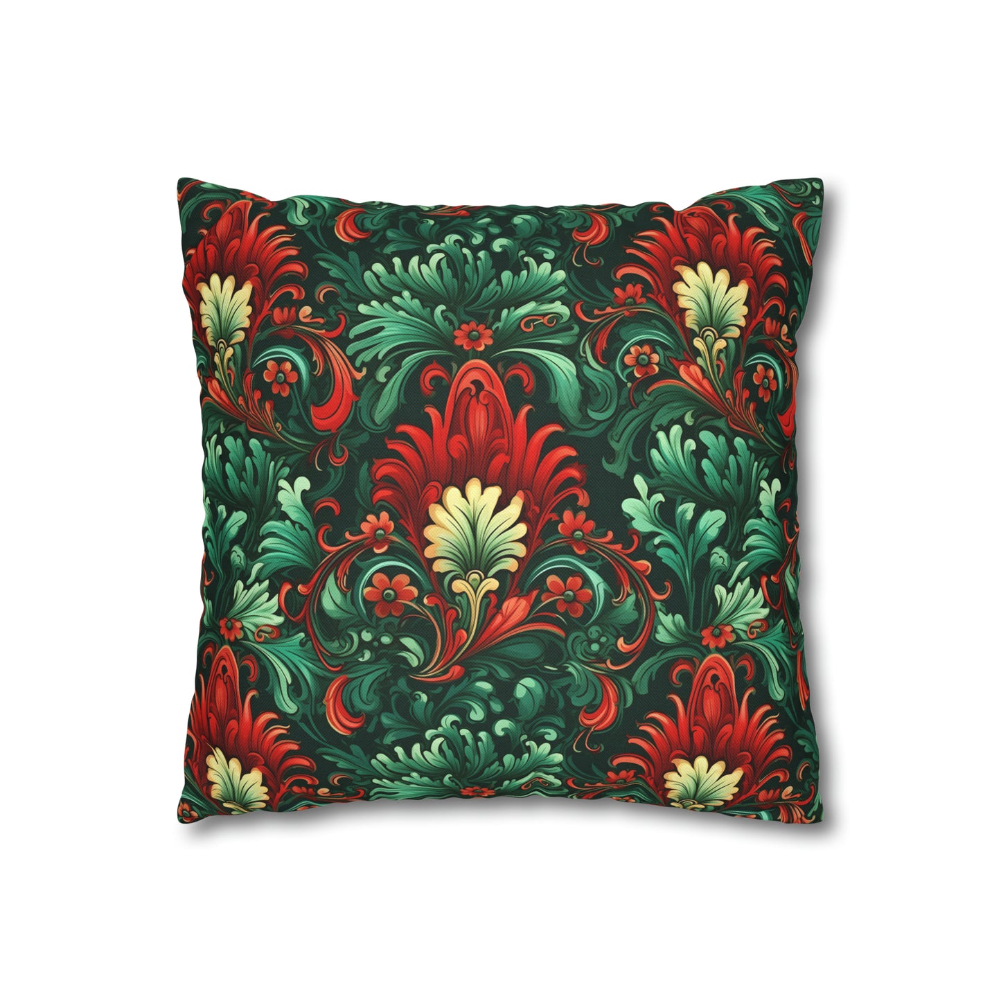 Baroque Madness Floral Pillow Case