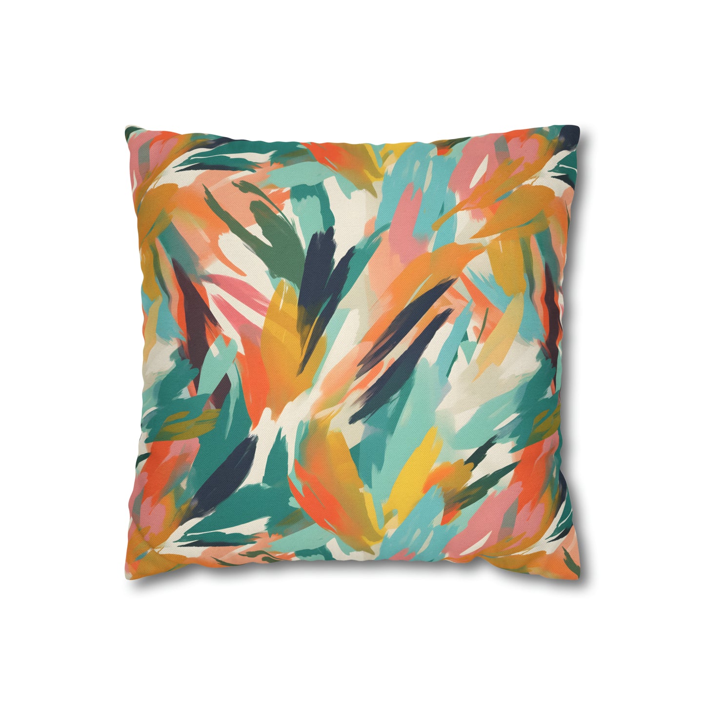 Abstract Beachy Pattern Throw Pillow Case