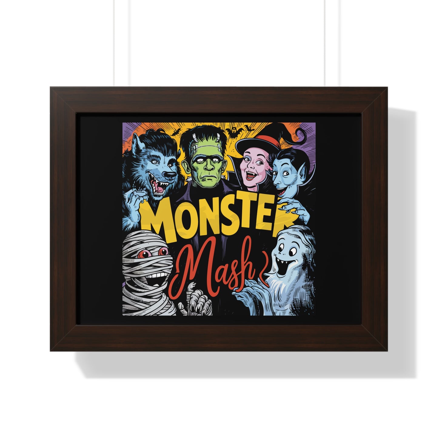 Monster Mash Framed Poster