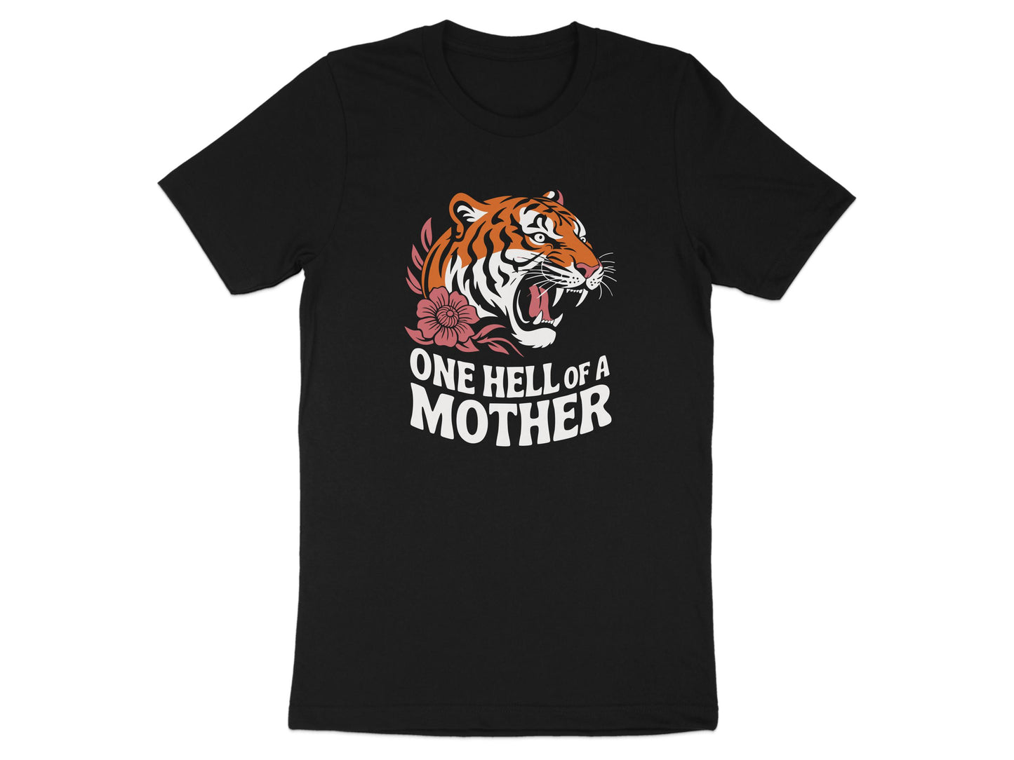 One Hell Of A Mother Tiger Graphic T-Shirt product type
