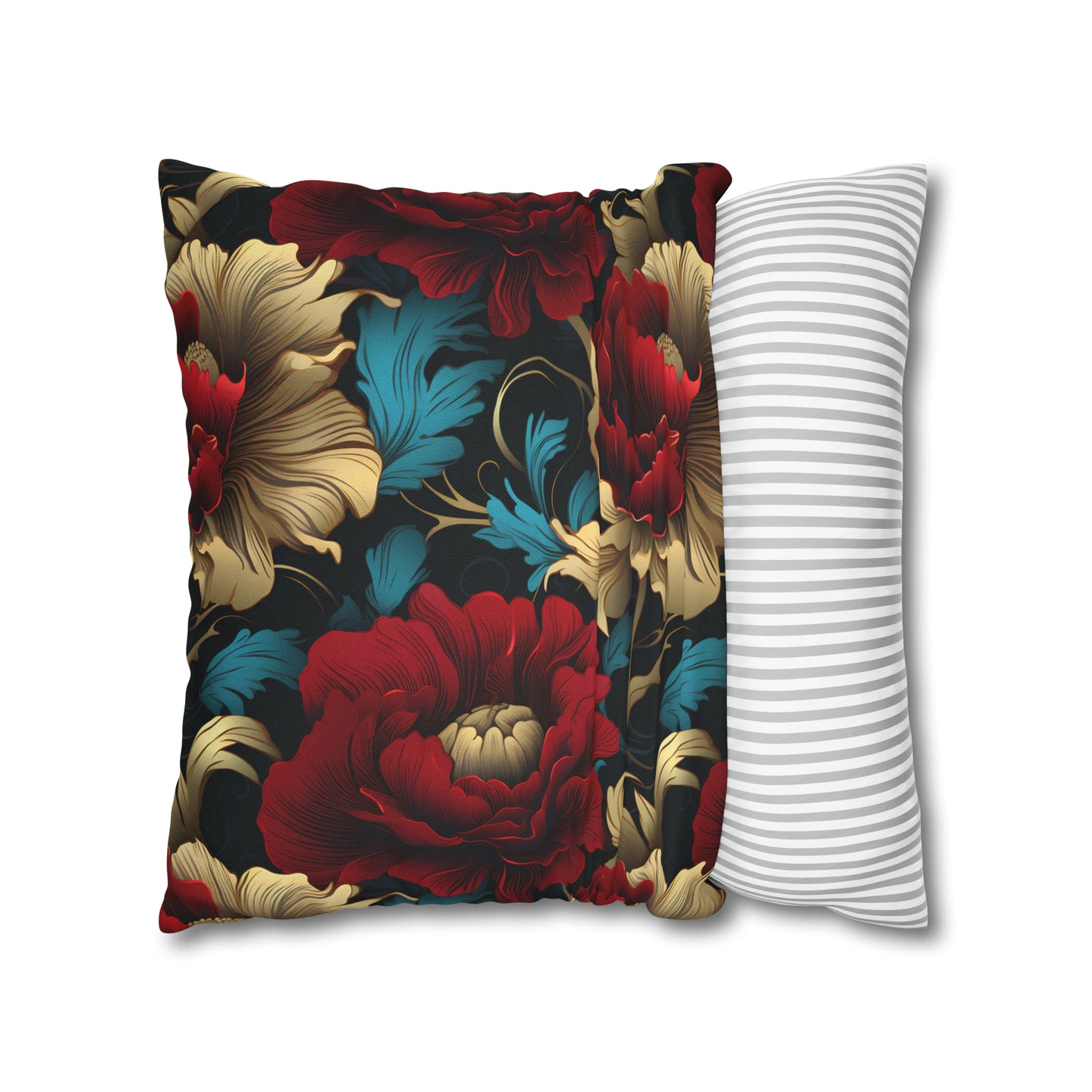 Copy of Black and White Tropical Pillow Case