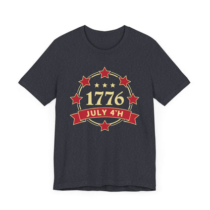 1776 July 4th T-Shirt - Patriotic Independence Day Tee, American Revolution Shirt