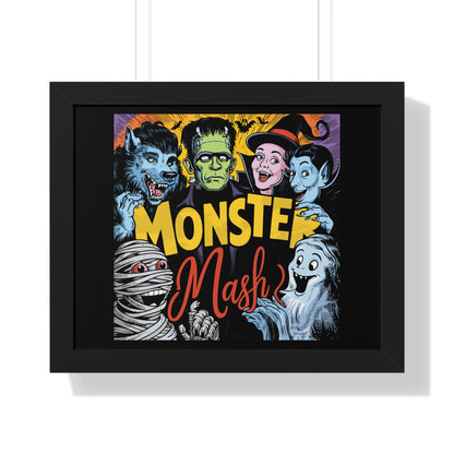 Monster Mash Framed Poster