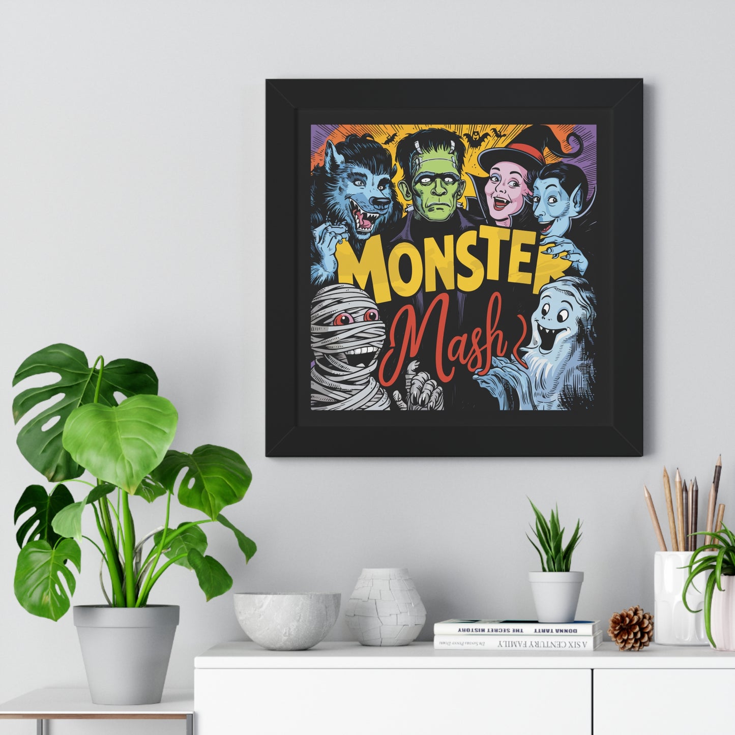 Monster Mash Framed Poster