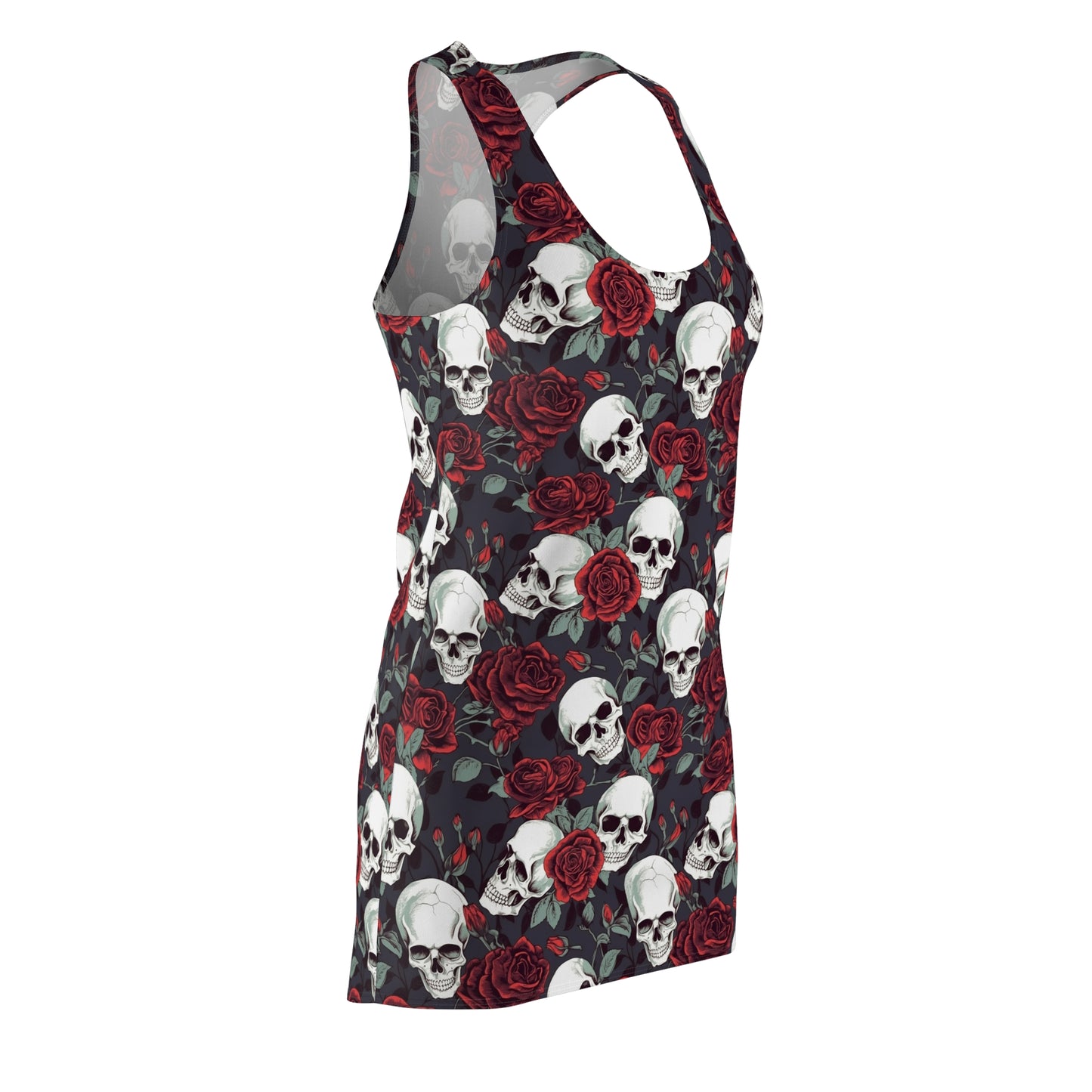 Skulls and Roses Women's Cut & Sew Racerback Dress