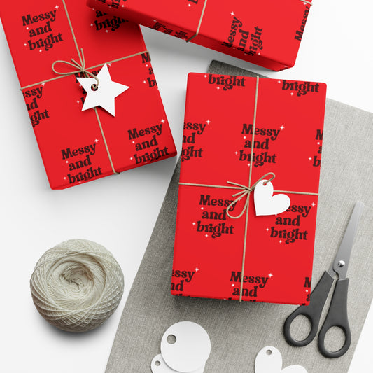 Merry and Bright Gift Wrapping Paper